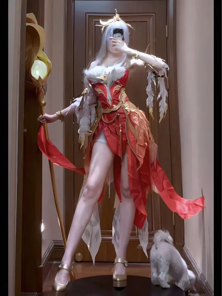 看见自己家李白让对面打成狗了… #王者荣耀 #王昭君凤凰于飞 #cos