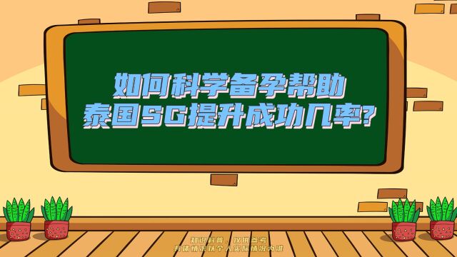 如何科学备孕帮助泰国试管提升成功几率?