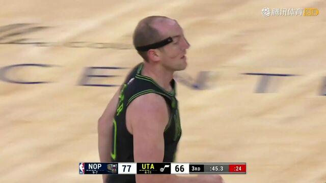 2023/24赛季NBA常规赛：鹈鹕 VS 爵士 全场回放