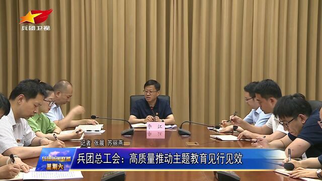 兵团总工会:高质量推动主题教育见行见效