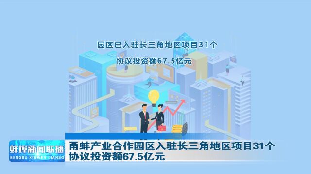 甬蚌产业合作园区入驻长三角地区项目31个 协议投资额67.5亿元