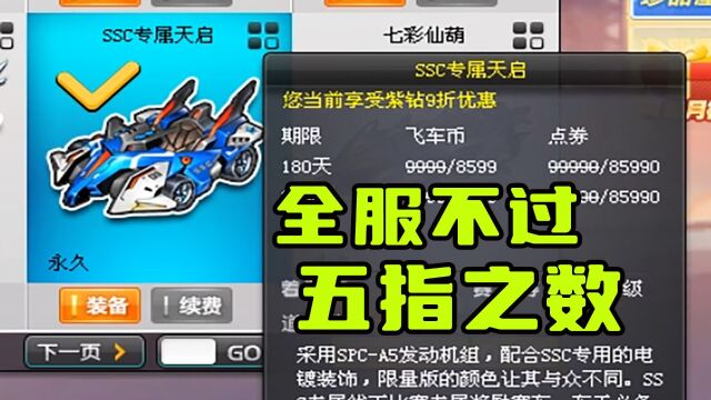 99.8%的玩家都没有见过的永久SSC专属天启!