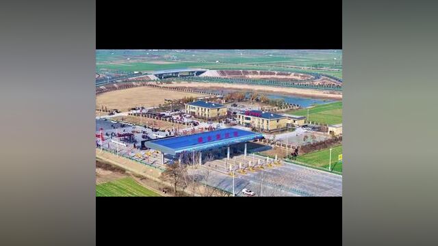 濮新高速公路宁陵至沈丘段河南省高速公路“双千工程”今天通车了