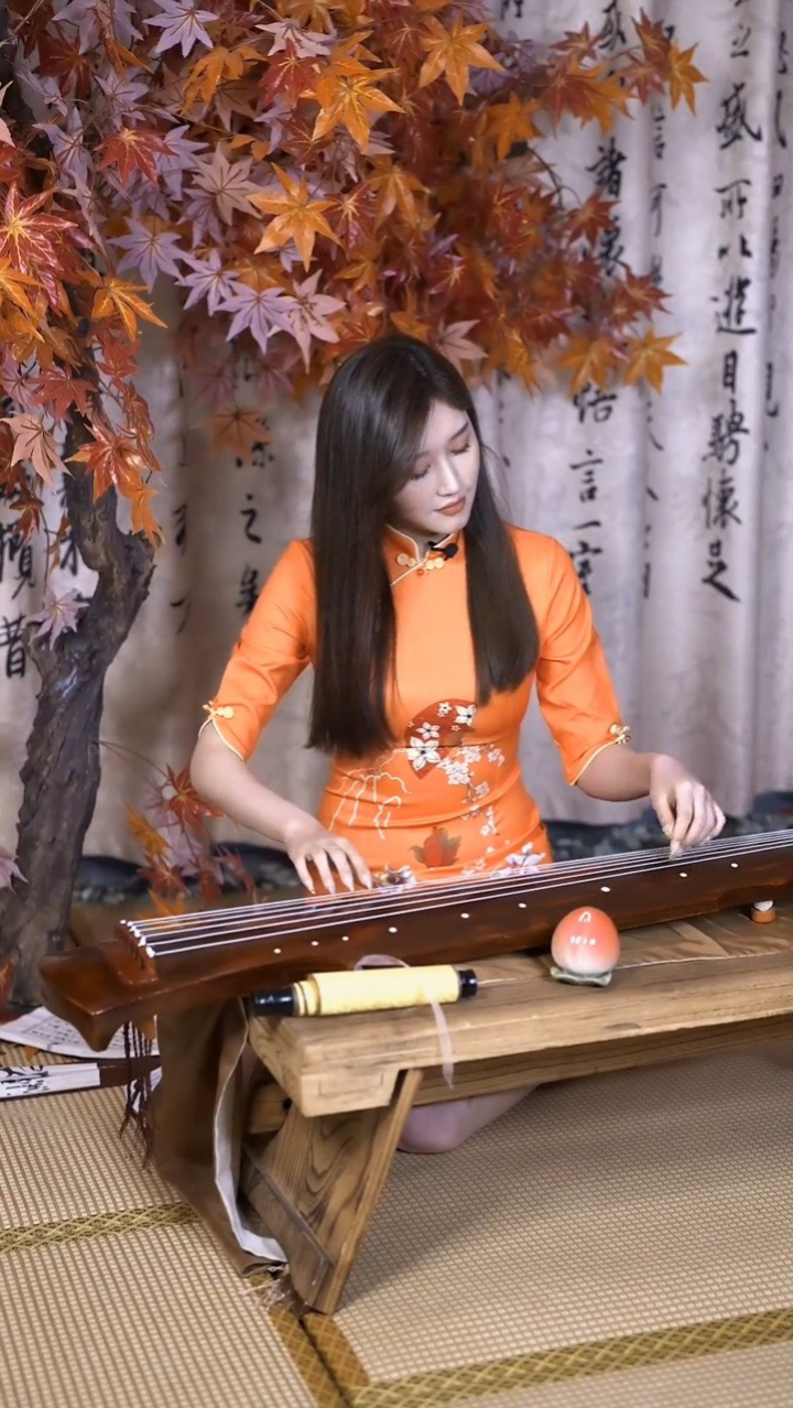 古风古筝美女咱就说还有什么我不会的