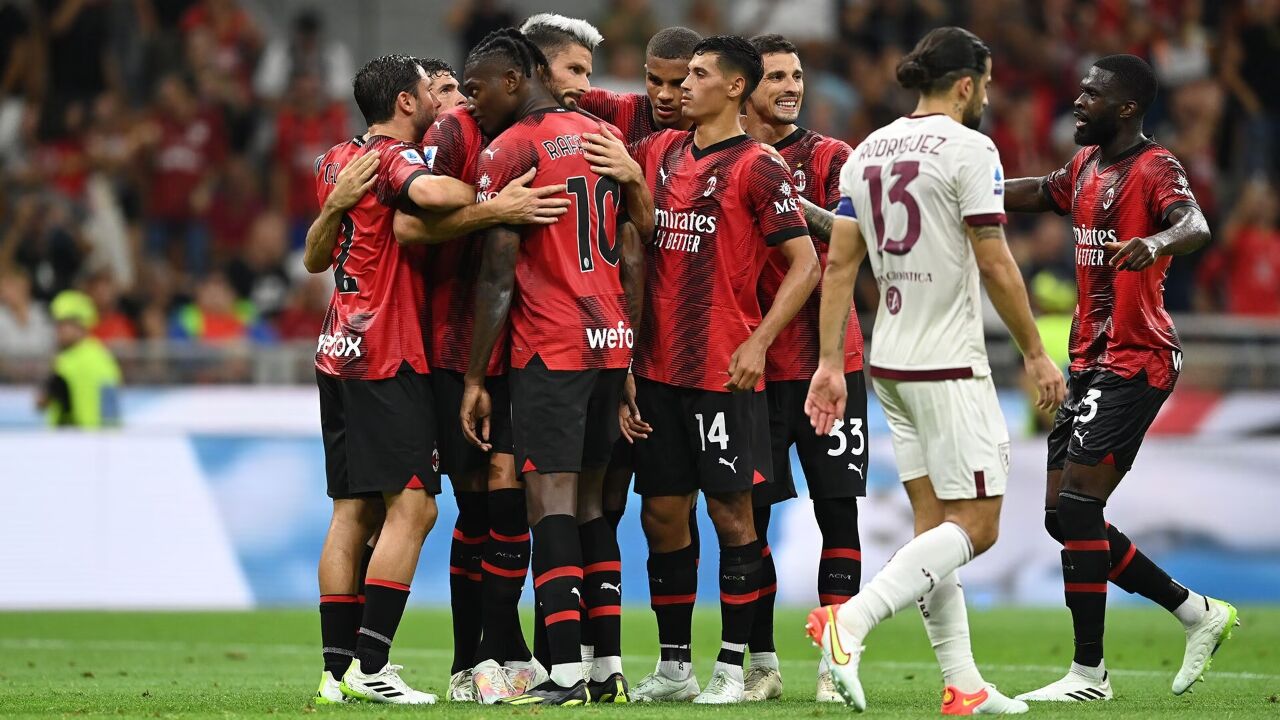 2023/24赛季意甲联赛第二轮:ac米兰主场对阵都灵的全场比赛集锦