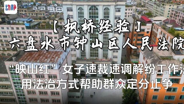 【枫桥经验】六盘水市钟山区人民法院:“映山红”女子速裁速调 有效减轻诉累提升诉前治理水平