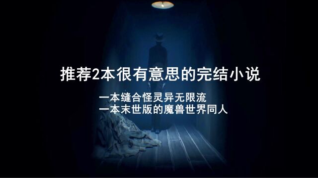 分享2本还不错的完结小说,1本灵异游戏无限流,一本魔兽世界同人