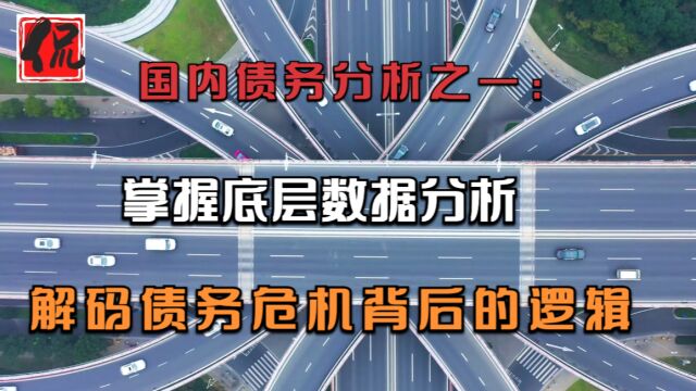 国内债务分析之一:掌握底层数据分析,解码债务危机背后的逻辑