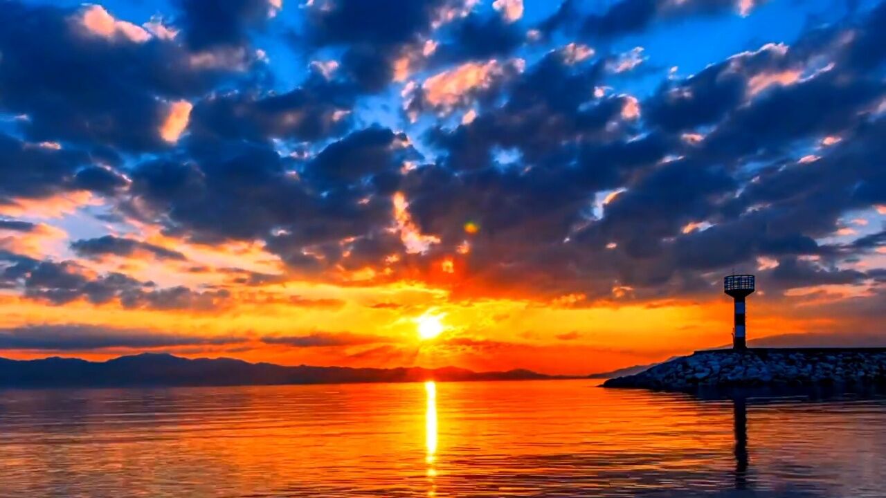 赛里木湖有多美 #唯美意境