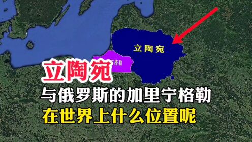 立陶宛，与俄罗斯的加里宁格勒，在世界上什么位置呢#地理知识#地理#旅游攻略#看世界_高清1080P在线观看平台_腾讯视频