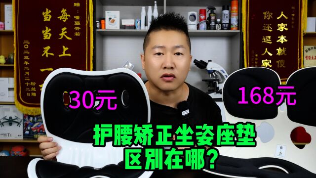 同样是坐姿矫正椅,为什么有人卖168元,有人卖30元,区别在哪里