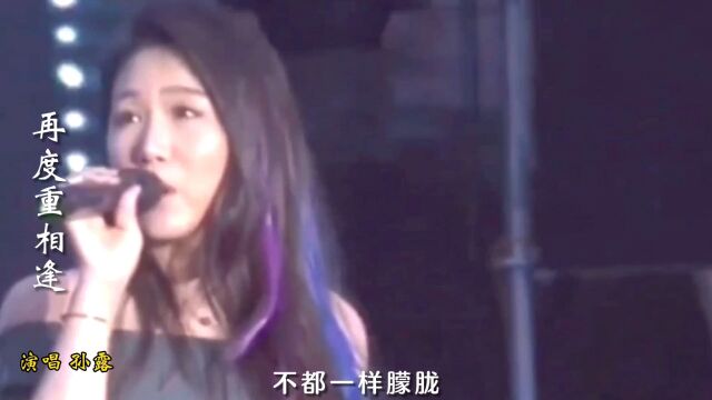 孙露演唱经典歌曲《再度重相逢》,百听不厌,余音绕梁,太感动了