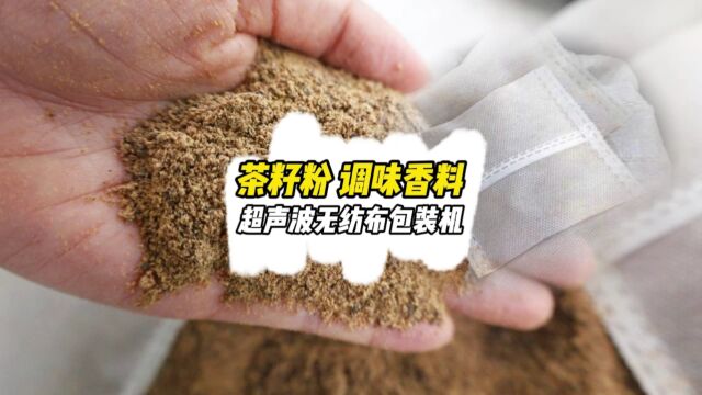 茶籽粉、调味香料、活性炭、卤料无纺布制袋包装机