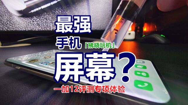 「拂晓玩机」 当下最好的手机屏幕都有啥能耐?一加12屏幕实测