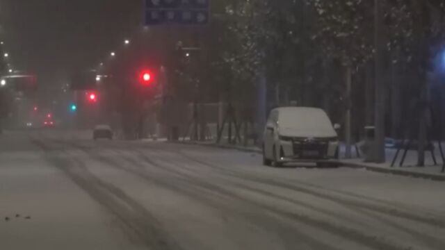 雄安新区迎来今冬首场降雪