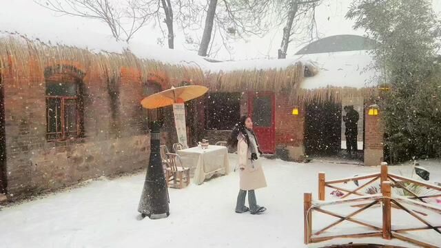 冬季限定,东高河火锅村的雪天美食体验,一场雪与火锅的美丽邂逅!#邯郸有个火锅村 #冬天怎么少得了火锅 #冬天就适合吃火锅