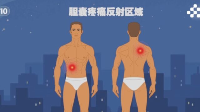 胆囊结石的疼痛大概在那几个区域?容易和其它病混淆