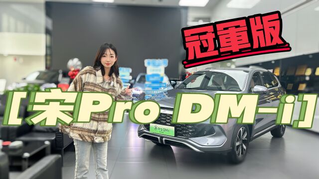 家人们 谁懂啊!怎么都在买比亚迪宋ProDMi冠军版