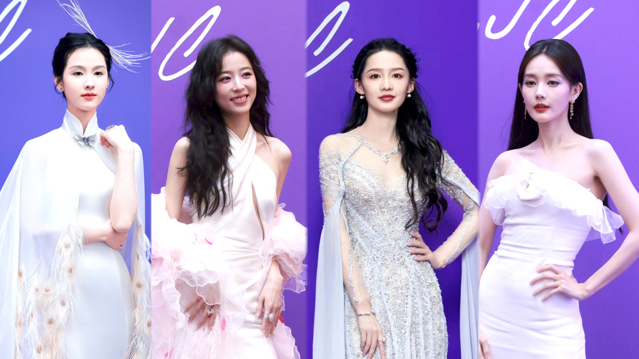 gq红毯真杀疯了:童瑶好像青花瓷,张馨予暗夜女王,娜扎