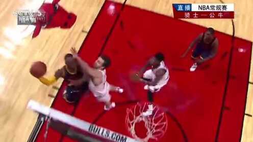 《NBA骑士》【盖帽】詹姆斯出师不利 生死3秒遭加嫂盖翻