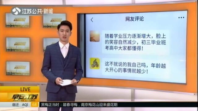 《杭州日报》官方微博:年龄越大越笑不出来 寒假收集600张学生笑脸