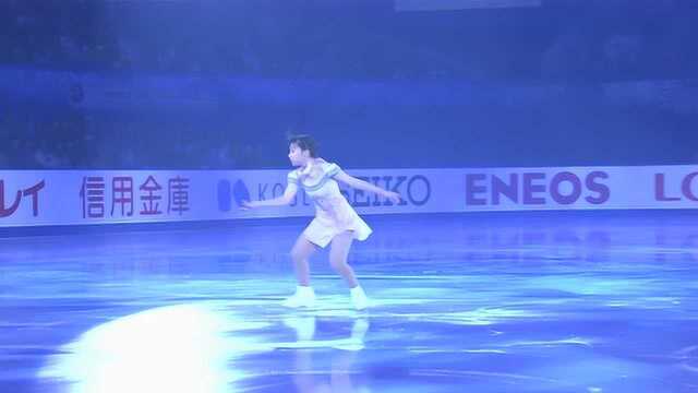 纯粹的美!日本花滑美少女山下真瑚表演滑全情投入