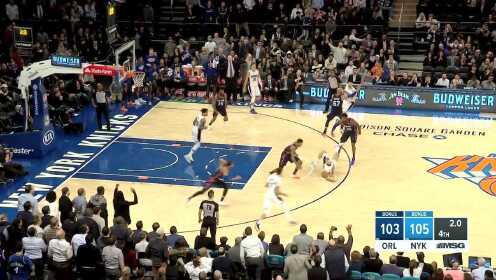 《NBA全场集锦》本场第八个断球直接杀死比赛！佩顿断球终结魔术
