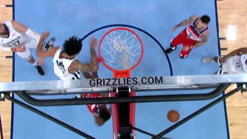 《NBA全场集锦》【原声】奇才111-128灰熊 克拉克狂砍25分死亡隔扣贝尔坦斯