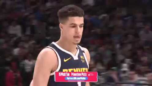 《NBA全场回放》【回放】掘金vs独行侠第2节 考利斯坦飞身隔扣巴顿