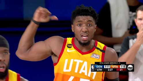 《NBA全场集锦》奥尼尔花式防守难阻约老师三分诛心 米切尔反击中距离保持分差