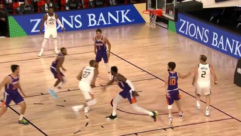 《NBA全场集锦》英格尔斯在艾顿面前秀妙传 助攻戈贝尔滑翔扣篮轻轻松松