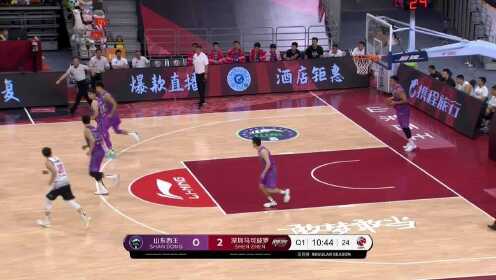 《CBA全场集锦》白昊天连线顾全 抬手三分一箭穿心