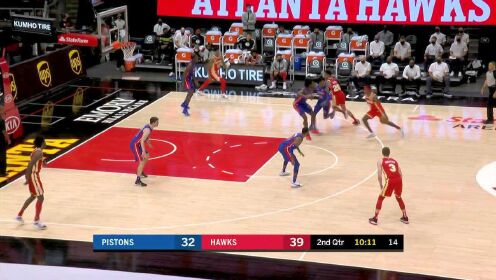 《NBA全场集锦》来自老鹰的首秀 朗多巧妙突破指东打西