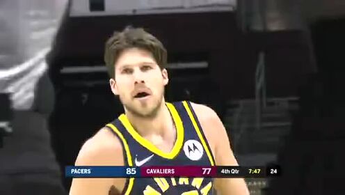 《NBA全场回放》【原声回放】 步行者vs骑士第4节 奥科罗0.3秒准绝杀秀翻全场