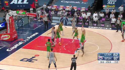 《NBA全场集锦》【纯享】爵士vs奇才 比尔40+威少三双奇才双枪掀翻西部第一