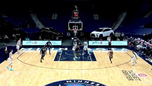 《NBA全场集锦》麦克劳克林抢断劈筐 麦克丹尼尔斯再续三分强势追平