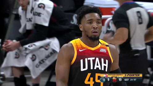 《NBA全场集锦》魔术vs爵士第1节英文解说回放