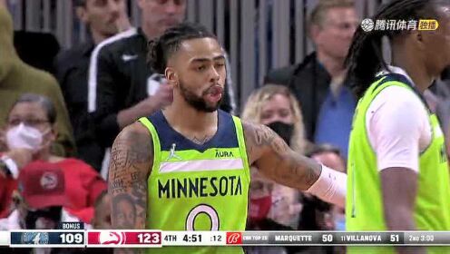 《NBA全场集锦》【纯享】森林狼vs老鹰精华回放 杨少侠37+14率队6人上双逆转取胜
