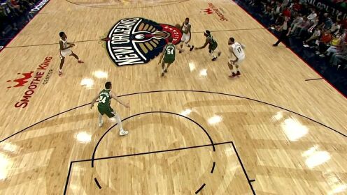 《NBA全场集锦》兄弟齐心合力断金 瓦兰头顶连线琼斯舒展上篮奠定胜局
