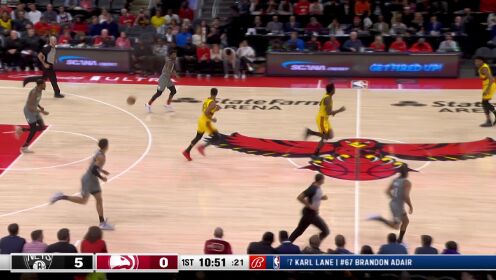 《NBA全场集锦》太吓人了！KD开关打开连飙两记火热三分碾压开局