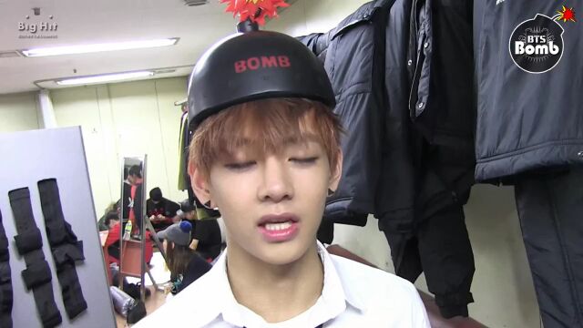 BANGTAN BOMB  V Is Wearing BOMB