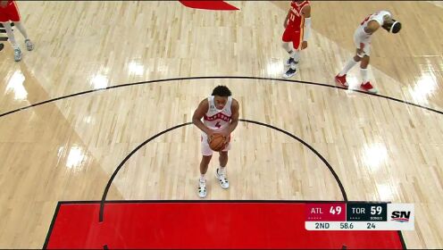 《多伦多猛龙》【回放】 NBA常规赛：老鹰vs猛龙第2节中文解说回放