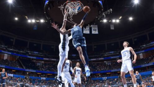 《NBA全场集锦》【球星】莫兰特vs魔术集锦 23+4单骑闯关滑翔暴扣