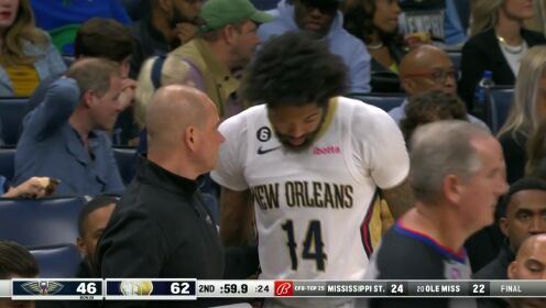 《NBA全场集锦》希望没事！莺歌脚趾撞到狄龙脚后跟伤退