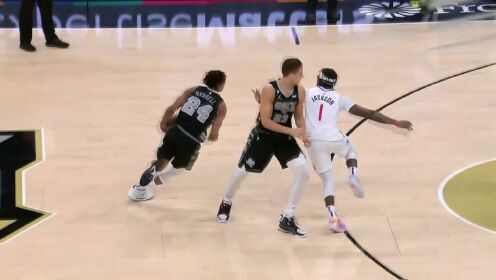 《圣安东尼奥马刺》【球星】瓦塞尔vs快船集锦 决战时刻遭弃用空砍29分