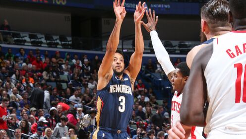 《NBA全场集锦》【原声】火箭108-119鹈鹕 鹈鹕全民皆兵六人上双主场击落火箭