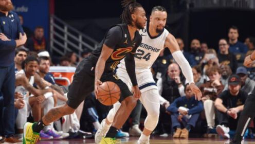 《NBA骑士》【球星】加兰vs灰熊集锦 全场32+11命中4记三分箭箭穿心