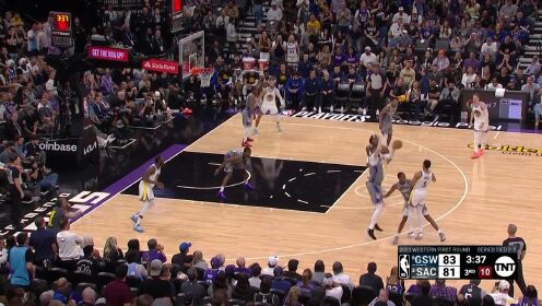 《NBA全场集锦》勇士vs国王第3节英文原声回放