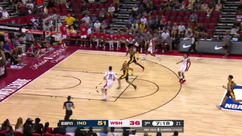 《NBA全场集锦》一波攻势将气势完全转换！ 武克切维奇快攻扣篮打停步行者