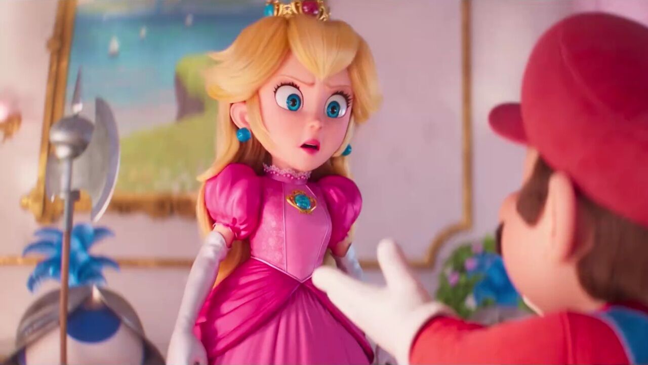 碧姬公主与马力欧初次相识!是爱情么?